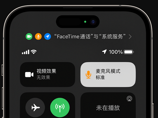 广东苹果授权维修网点分享iPhone在通话时让你的声音更清晰 