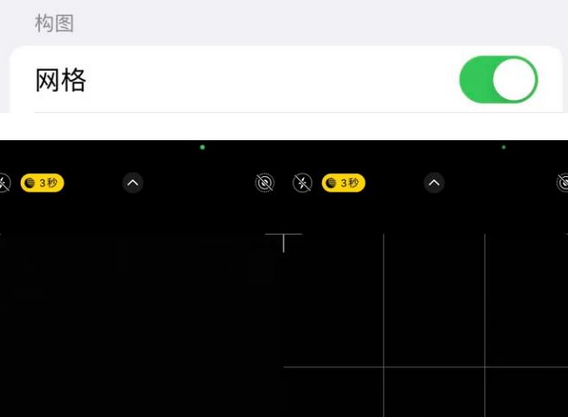 广东苹果手机维修网点分享iPhone如何开启九宫格构图功能