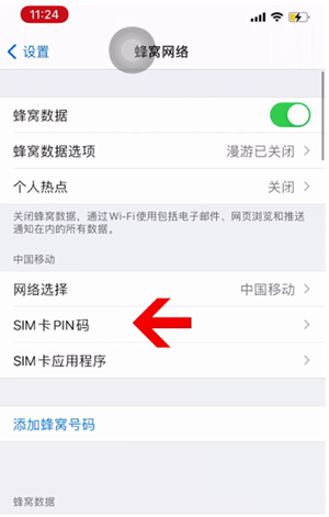 广东苹果14维修网分享如何给iPhone14的SIM卡设置密码 