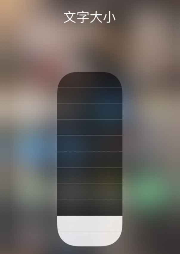 广东苹果手机维修分享小技巧：在 iPhone 控制中心快速调节字体大小 